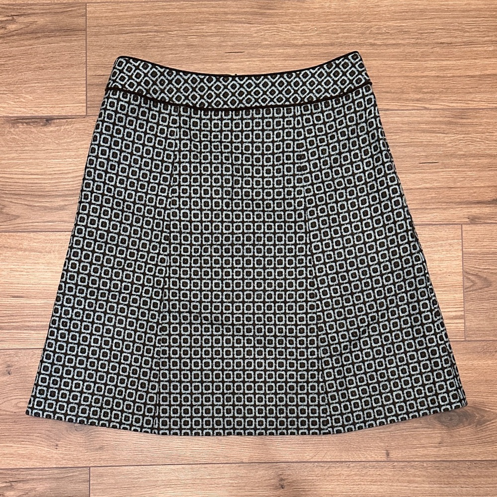 Oasis Vintage Geometric A-Line Skirt